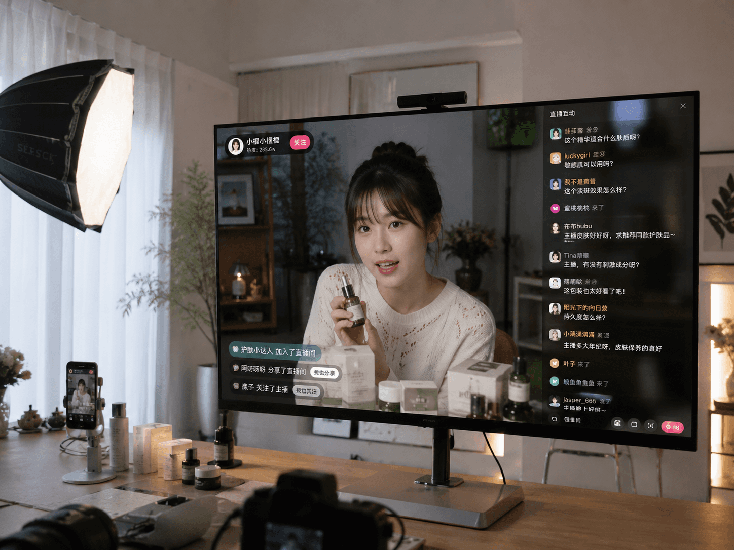AI 라이브 방송